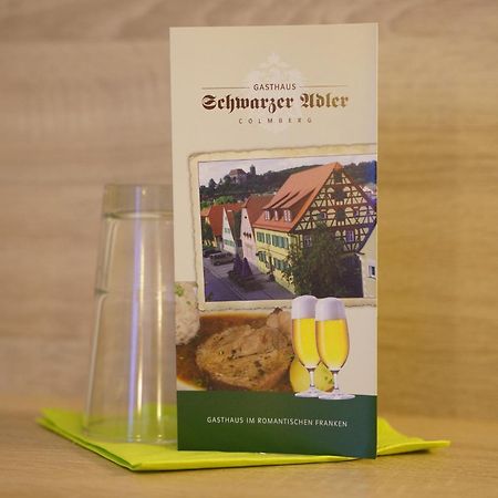 Gasthaus Schwarzer Adler Colmberg Exterior foto